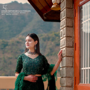 Cocktail Special: Shimmer Lehenga with Intricate Handwork Blouse